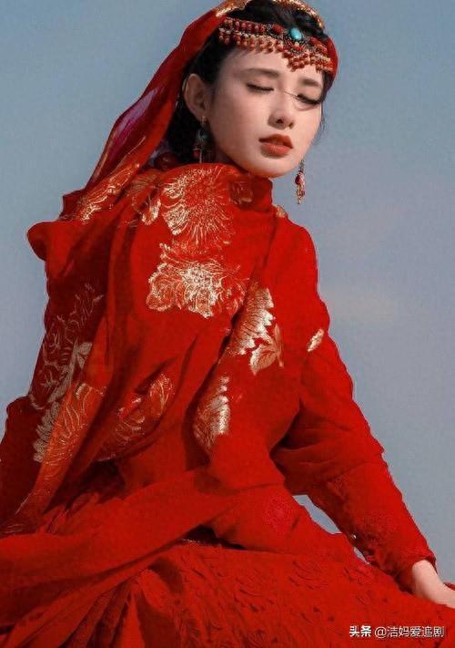 任敏《玉骨遥》中一袭红衣甜美，15位经典红衣美女，谁更胜一筹？