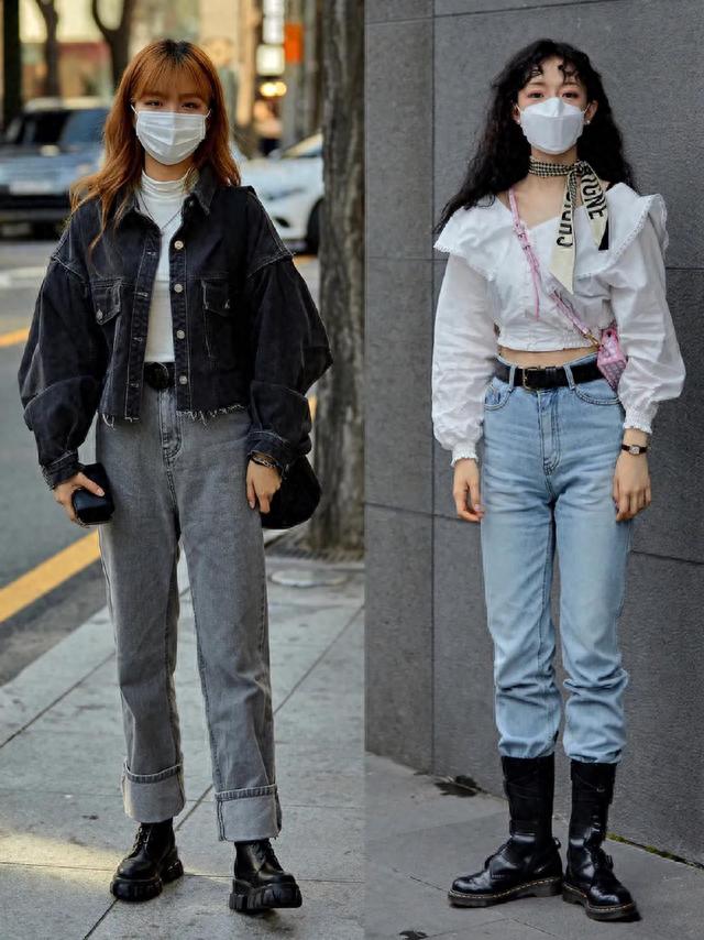 18套韩国街拍女生早秋look！高级又日常，很实用的穿搭模板