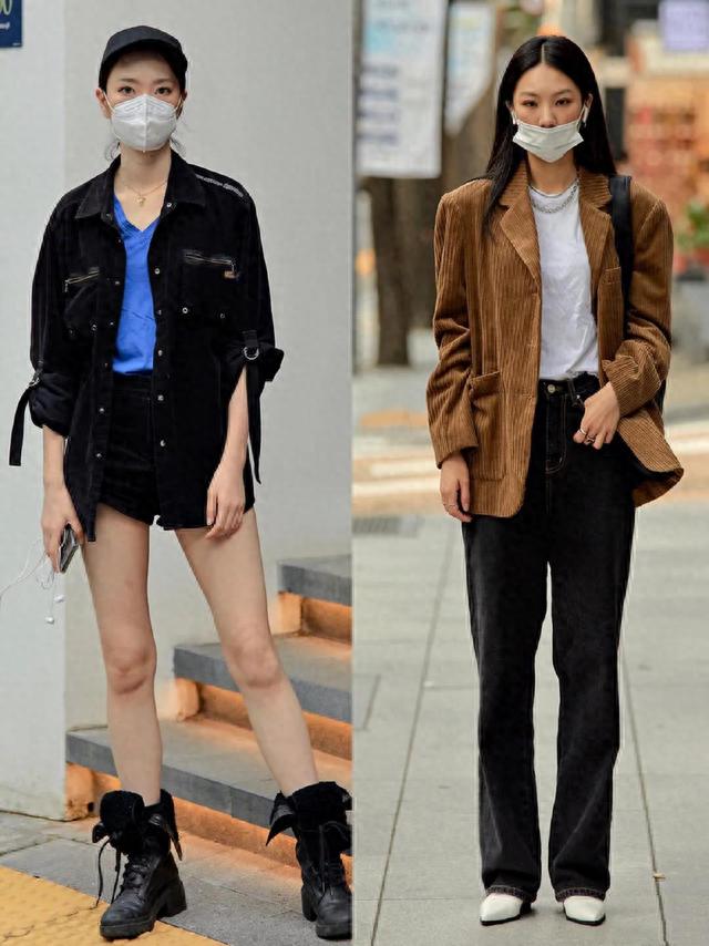 18套韩国街拍女生早秋look！高级又日常，很实用的穿搭模板