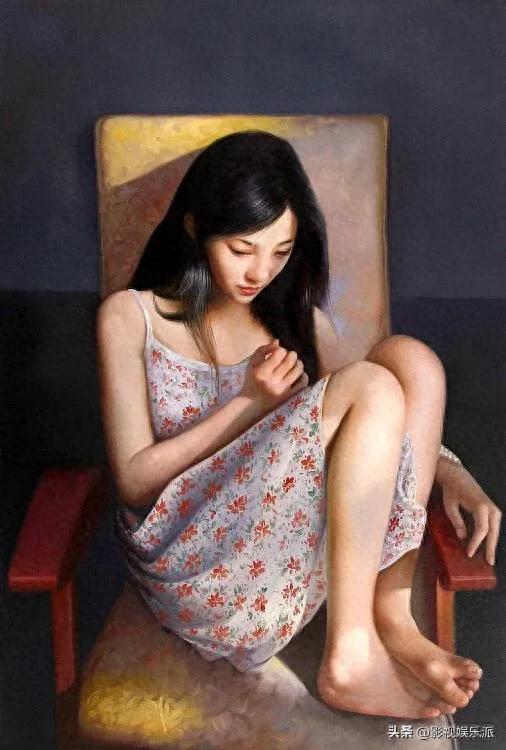 唯美的东方女孩人体油画作品欣赏