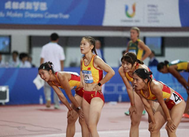 （成都大运会）田径——女子4X400米接力决赛赛况