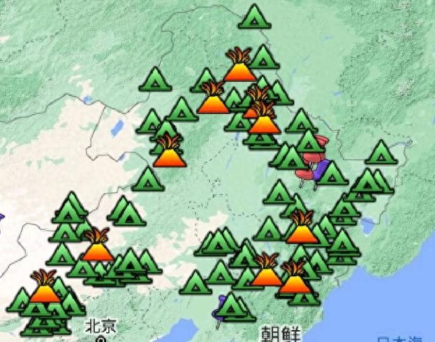 东北地区的那些痘痘~~火山