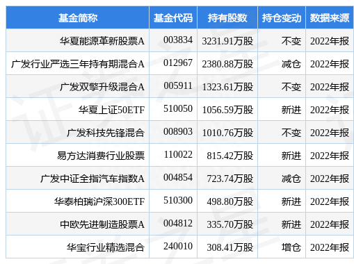 4月17日长城汽车涨5.13%，华夏能源革新股票A基金重仓该股