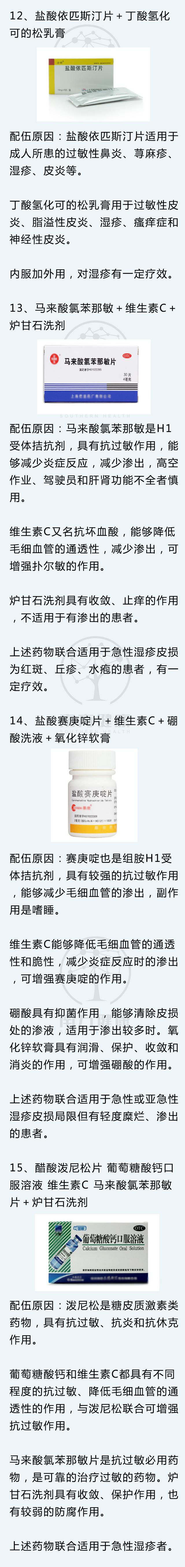 湿疹痒的挠心！医生介绍这16种湿疹联合用药，对照用，准没错