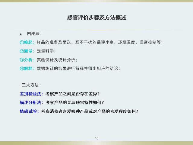 不知道食品感官评定如何做？看看这套感官评定体系培训教材吧