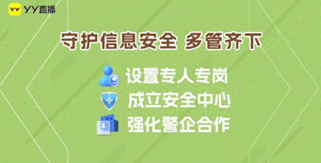 守护信息安全，YY直播多管齐下构筑防护屏障