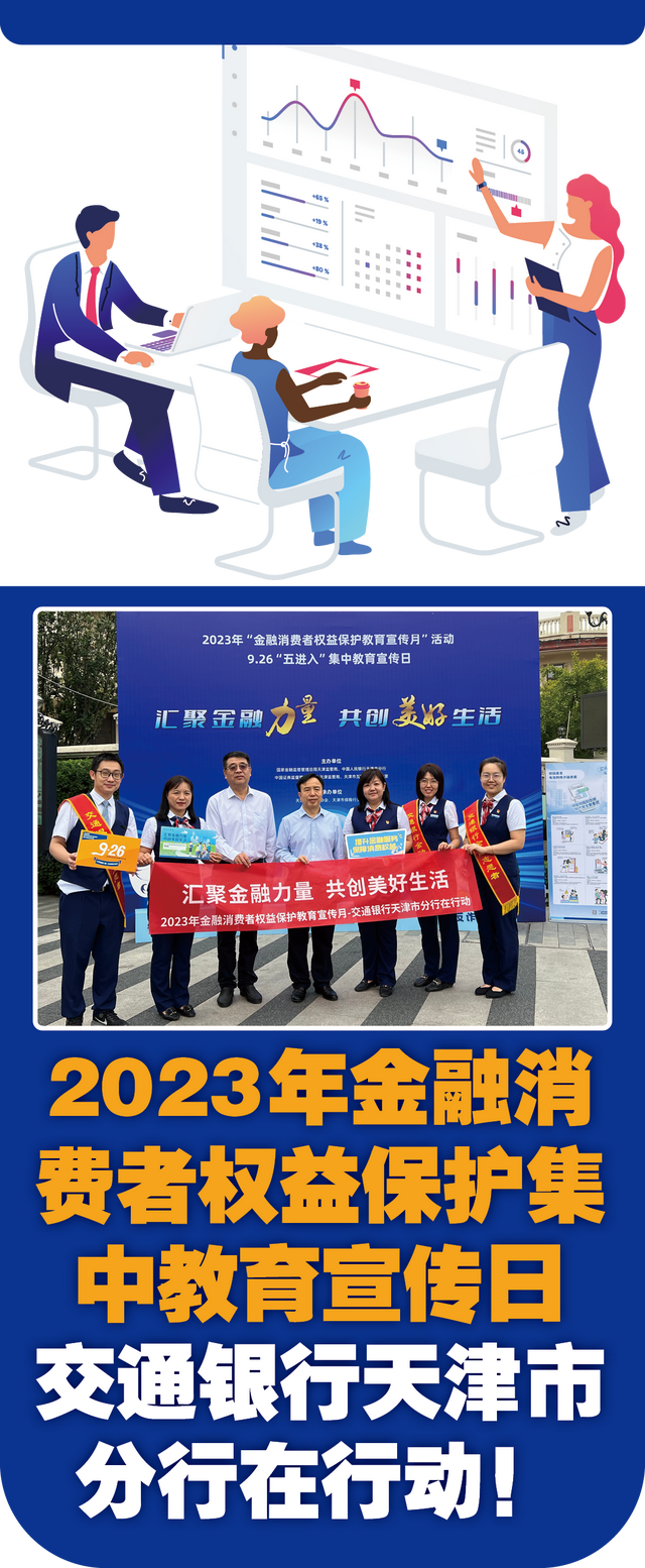 2023年金融消费者权益保护集中教育宣传日｜交通银行天津市分行在行动！