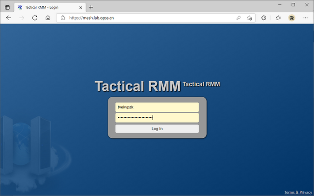 Tactical RMM （远程监控管理）服务端 部署教程