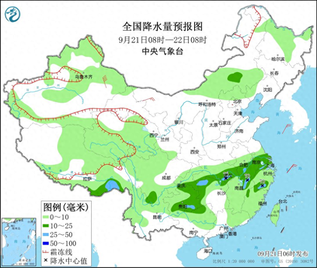 大风降温、暴雨将袭多地！未来三天全国降雨分布图→