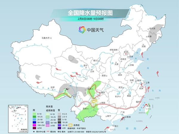 中东部今明天陆续迎寒潮降温最低点 东北等地仍有降雪