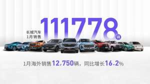 2013年1月汽车销量(长城汽车1月销售数据公布，同比增长162%)