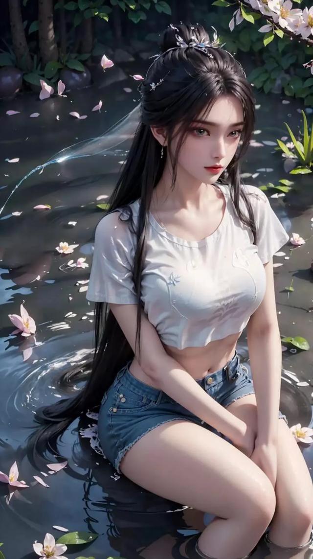 动漫美女，纯洁又美丽