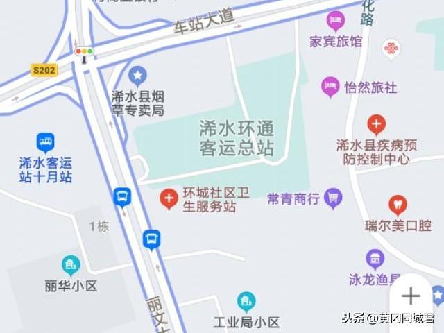 黄冈10县市汽车客运站分布