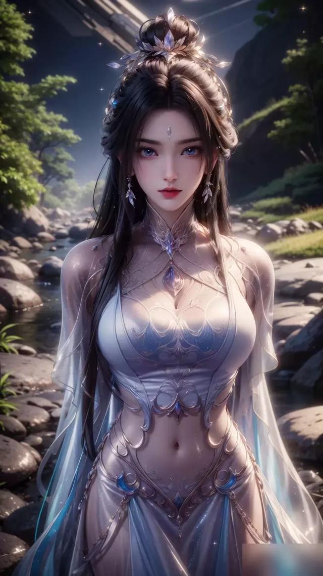 动漫美女，纯洁又美丽