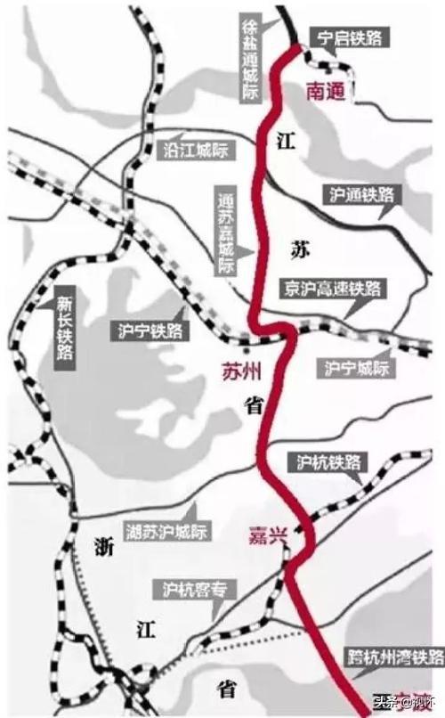 未来浙江嘉兴高铁“三横一纵”：平湖、海盐受益，沪杭通道达3条