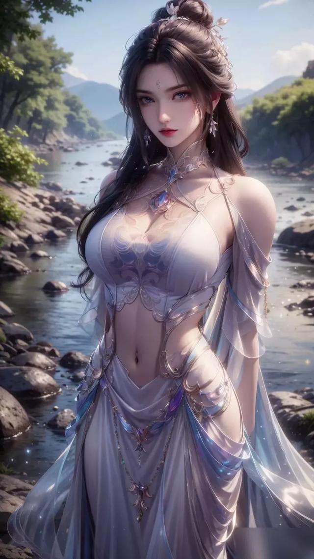 动漫美女，纯洁又美丽