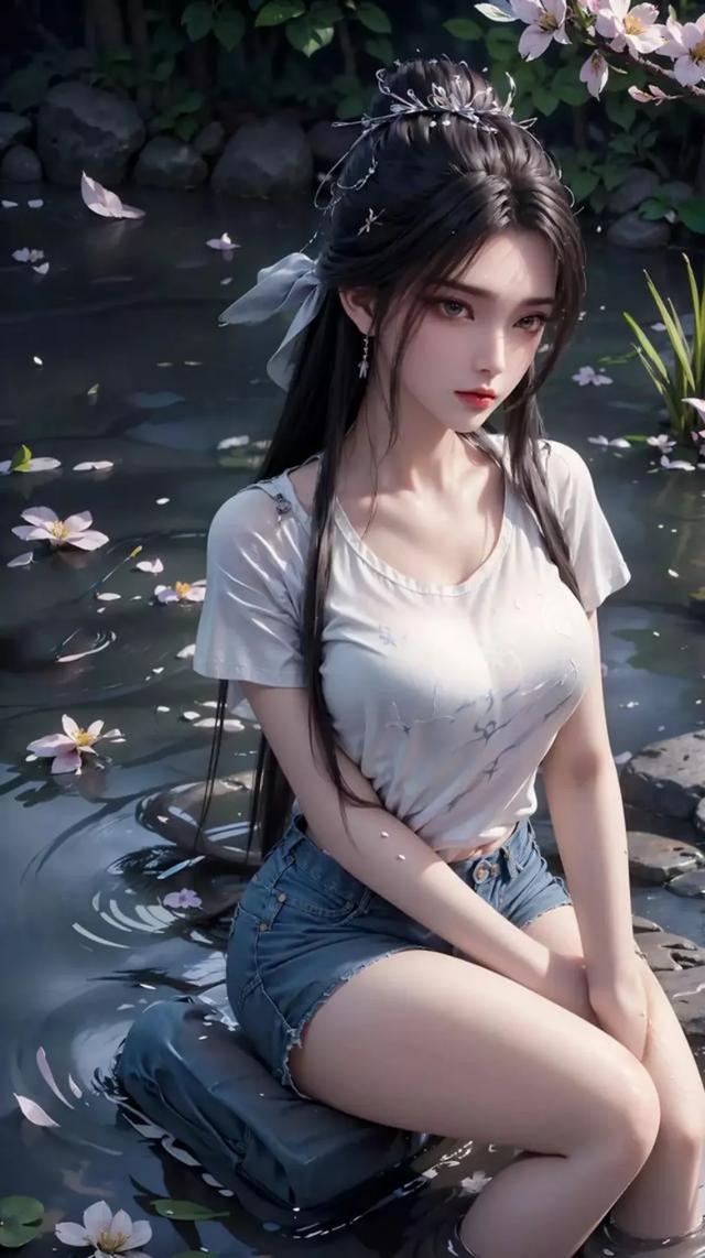 动漫美女，纯洁又美丽