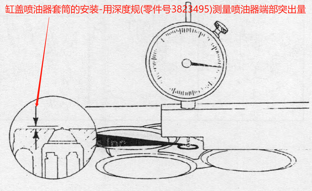 N14 NT855柴油机康明斯发动机缸盖喷油器套筒的安装注意事项