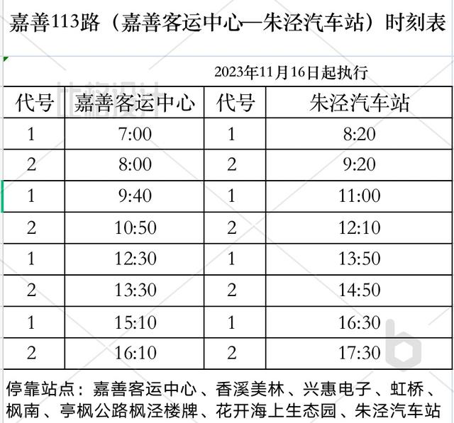 金山⇄ 嘉善，公交线路+1