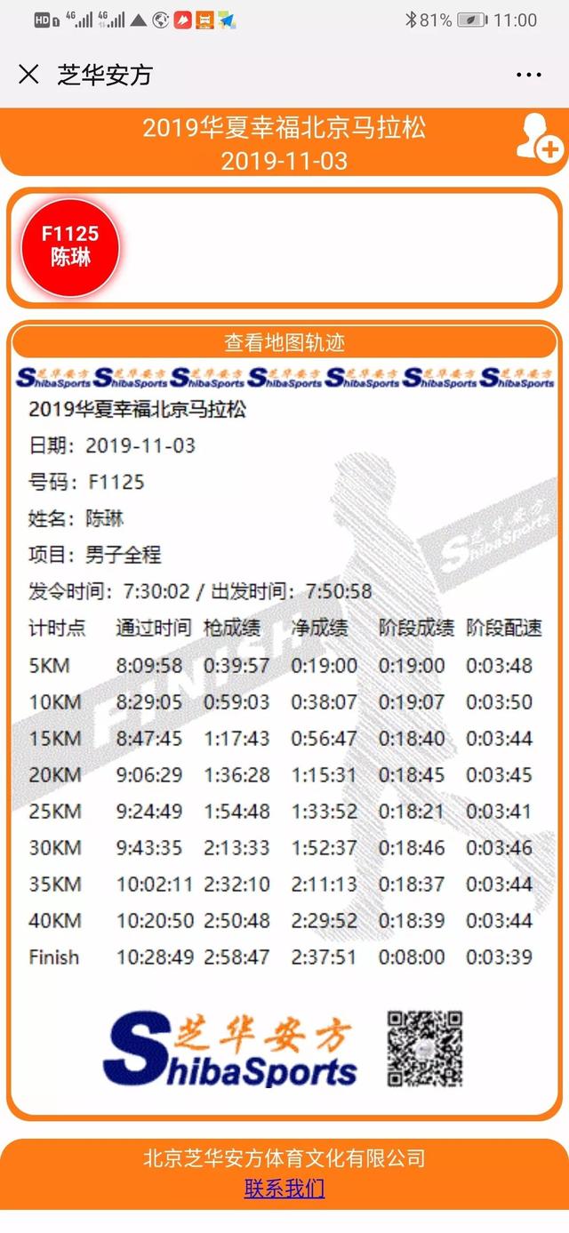 北马，首马，这个光头从F区出发，超28000人，2小时37分完赛