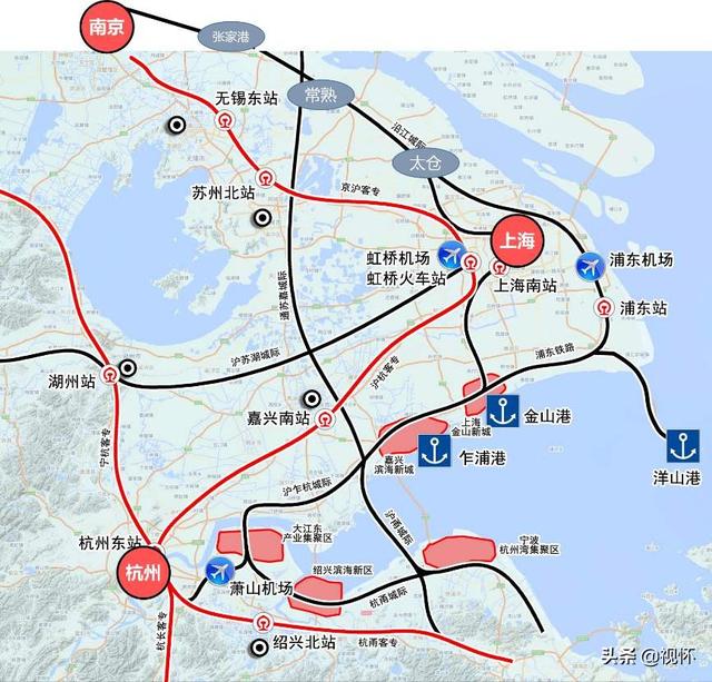 未来浙江嘉兴高铁“三横一纵”：平湖、海盐受益，沪杭通道达3条