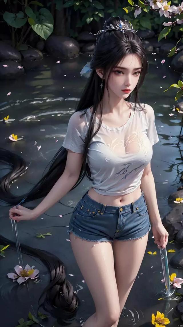 动漫美女，纯洁又美丽