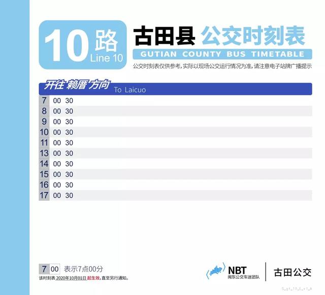 古田公交发布线路优化通告 涉及公交3路、10路和这些站点、地方