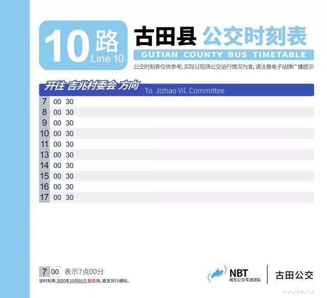 古田公交发布线路优化通告 涉及公交3路、10路和这些站点、地方