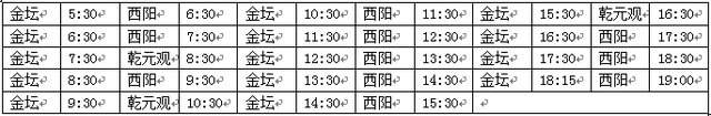 金坛发布关于城乡公交班次实施整体优化调整的通告