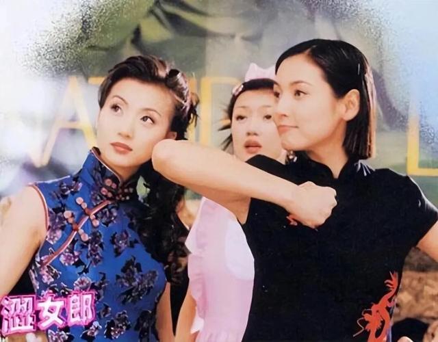 1995年，古天乐与张延婚纱照广告，男帅女靓，羡煞旁人！