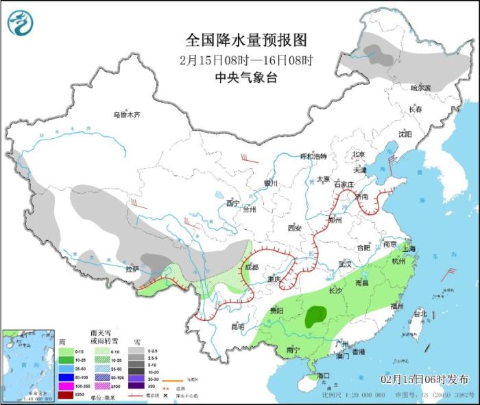 南方地区多阴雨天气  北方地区气温多起伏