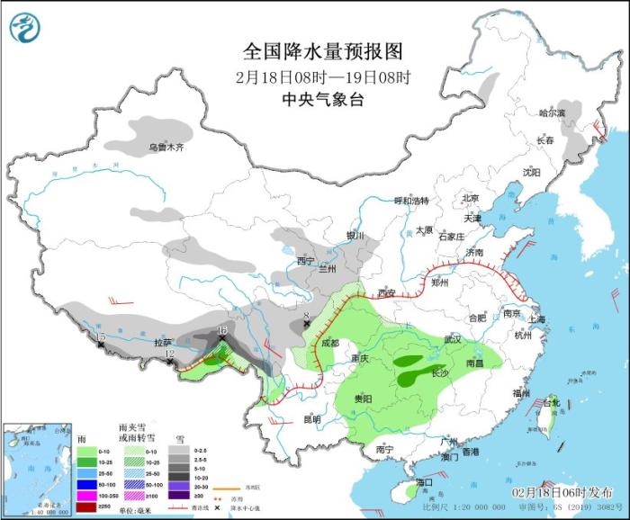 中央气象台：西南地区东部至长江中下游地区多阴雨