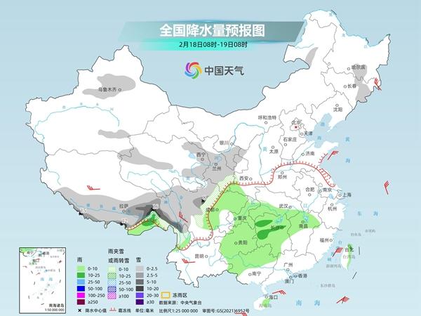 南方持续阴雨北方雨雪增多 全国大部气温将波动下滑