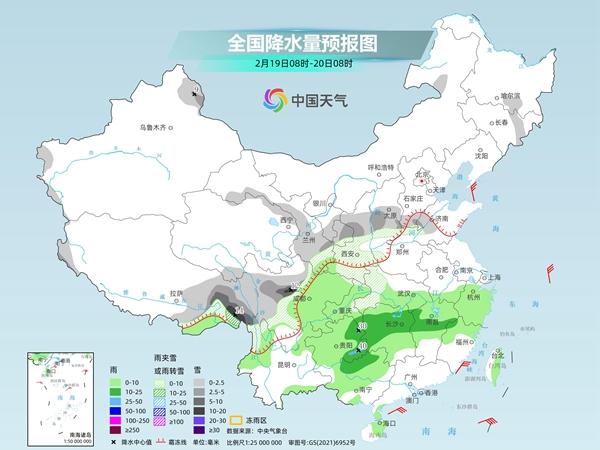 南方持续阴雨北方雨雪增多 全国大部气温将波动下滑