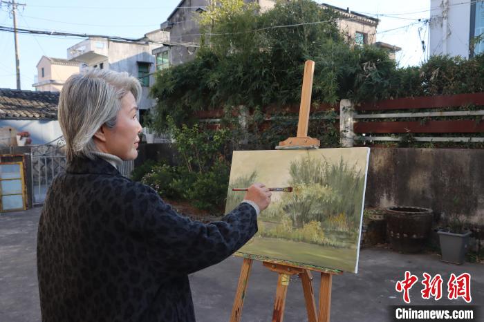 （走进中国乡村）艺术“盲盒”打开浙南侨村发展新图景