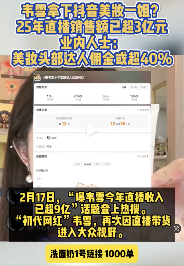 热闻｜网红顾茜茜自曝“啥也不干日入超30万”！网友：硕士博士看了流泪