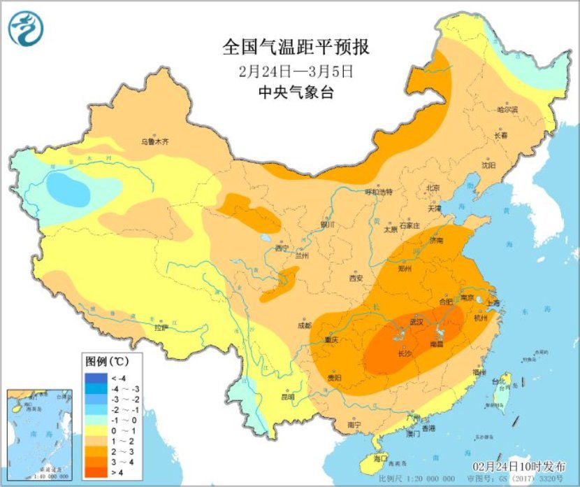 全国气温先升后降 气温起伏剧烈需特别注意